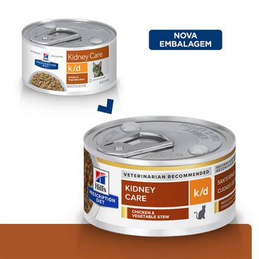 Racao-Umida-Hill-s-Prescription-Diet-K-D-Gatos-Cuidado-Renal-Frango-e-Vegetais