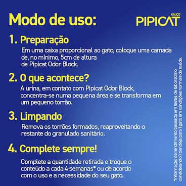 Granulado Sanitário para Gatos Perfumado Pipicat Floral