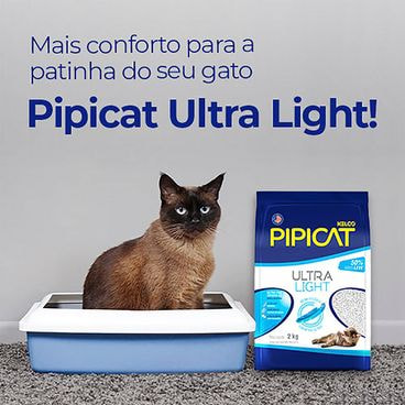 Granulado Sanitário para Gatos Pipicat Ultra Light
