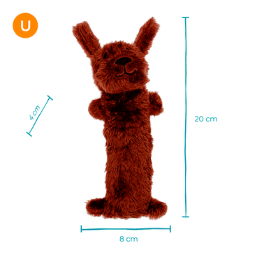 Mordedor Pelúcia Plush Cão Jambo Medidas