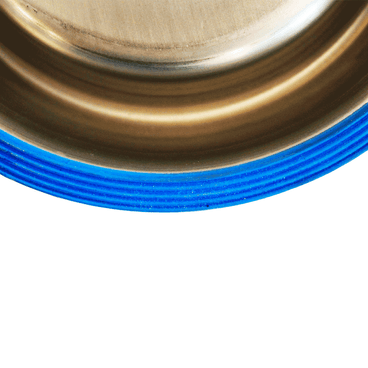 Comedouro de Inox com Borda de Silicone Flicks Borracha