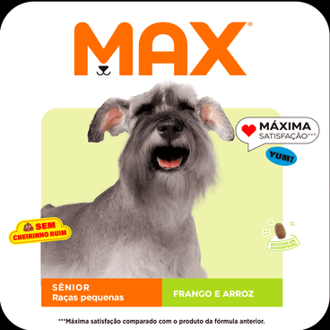 Racao-Max-para-Caes-Senior-Racas-Pequenas-Frango-e-Arroz-Maxima-Satisfacao