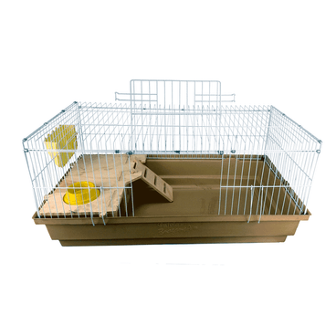 Gaiola para Coelho Confort Bragança Marrom Frente