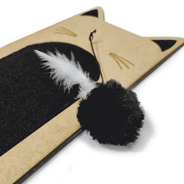 Arranhador Joy Cat Fábrica Pet Preto Bolinha