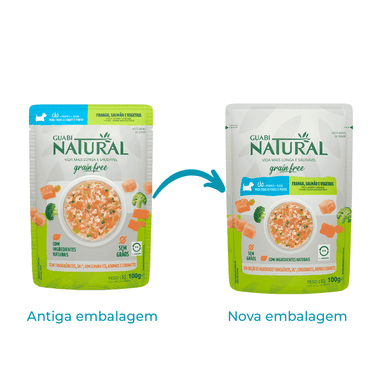 Racao-Umida-Guabi-Natural-Grain-Free-Caes-Adultos-Salmao-Frango-e-Vegetais