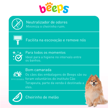 Banho-a-Seco-Beeps-para-caes-e-gatos-200ml-caracteristica-