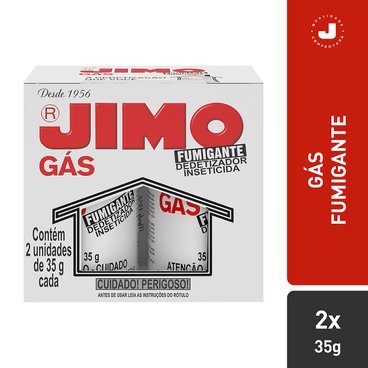 Dedetizador Gás Fumigante Jimo 2 Unidades