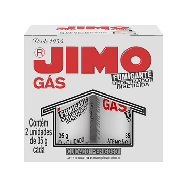 Embalagem do Dedetizador Gás Fumigante Jimo