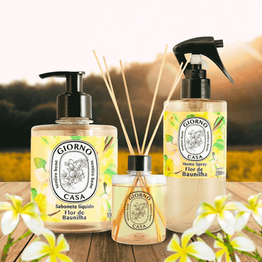 Linha Aromatizador de Ambientes Giorno Casa Flor de Baunilha