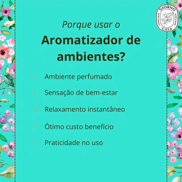 Benefícios do Aromatizador de Ambientes Giorno Casa Verbena
