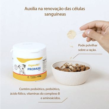 Promun Dog Organnact benefícios