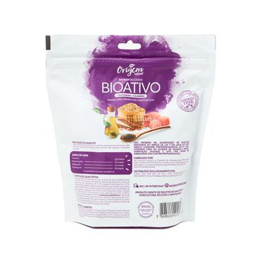 Verso do Bifinho Cães Origem Natural Bioativo
