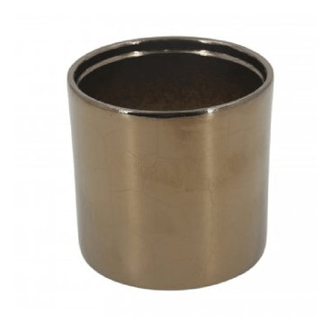 Vaso Sila de Cerâmica Ts Brasil Ouro