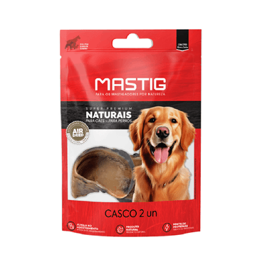 Embalagem Petisco Casco Bovino para Cães Mastig