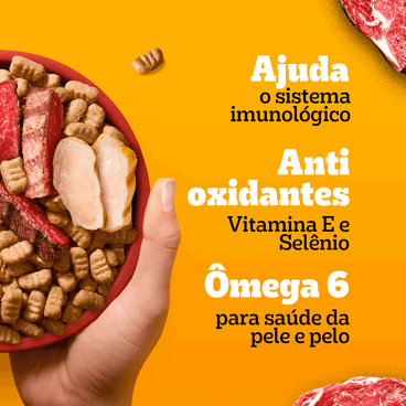 Benefícios da Ração Pedigree High Protein para Cães Adultos Carne e Frango