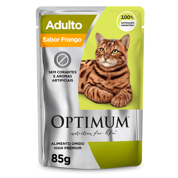 Racao-Umida-Optimum-Sache-Gatos-Adultos-Frango-85g