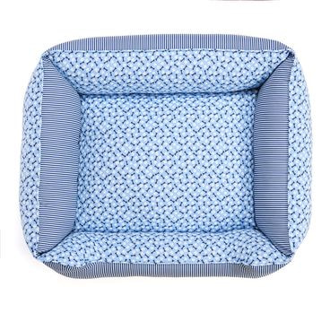 Cama-Flicks-Ossinho-Azul-para-Caes-e-Gatos-Vista-de-Cima