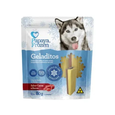 7898736270636-Petisco-Caes-Geladitos-Frozen-Carne-e-Bacon-Papaya-Pets