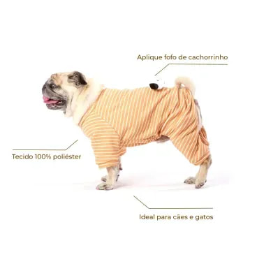 Macacao-Fluffy-para-Caes-e-Gatos-Emporium-Distripet-Caramelo-qualidades