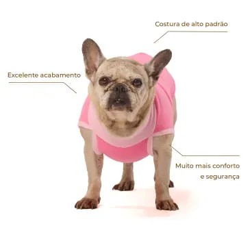 2-Blusa Basica Soft Lisa Rosa Fabrica Pet