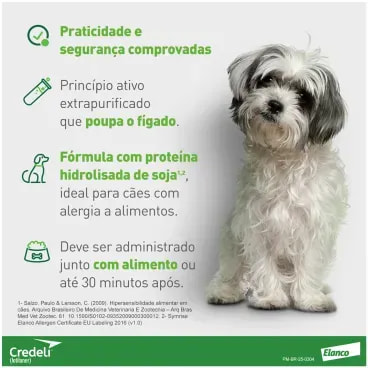 7-Antipulgas Credeli 900mg Caes 22 a 45kg 1 comprimido