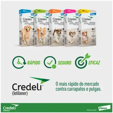 8-Antipulgas Credeli 900mg Caes 22 a 45kg 1 comprimido