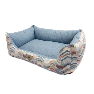 1-Cama Dinamarca Luxo Bichinho Chic Azul
