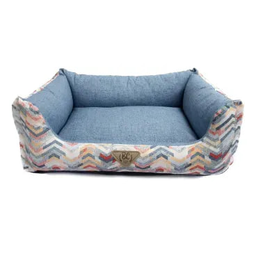 2-Cama Dinamarca Luxo Bichinho Chic Azul