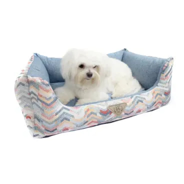 4-Cama Dinamarca Luxo Bichinho Chic Azul