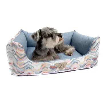 6-Cama Dinamarca Luxo Bichinho Chic Azul