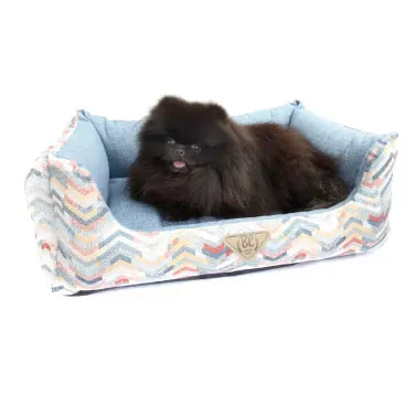 8-Cama Dinamarca Luxo Bichinho Chic Azul