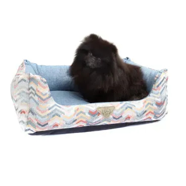 7-Cama Dinamarca Luxo Bichinho Chic Azul