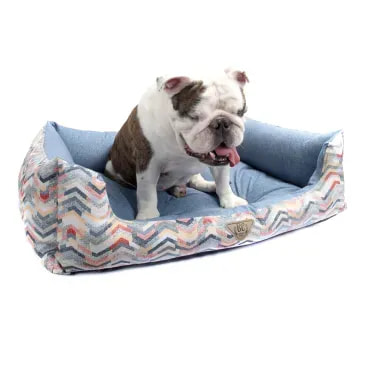 5-Cama Dinamarca Luxo Bichinho Chic Azul