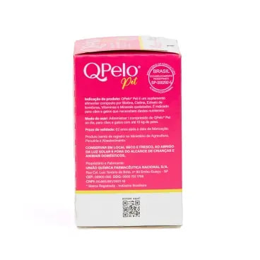 5-QPelo Pet Suplemento Alimentar para Caes e Gatos 40 comp