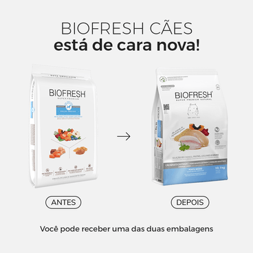 Racao-Biofresh-Caes-Castrados-Racas-Medias-101Kg-foto-da-embalagem-antiga-e-da-nova