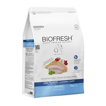 Racao-Biofresh-Caes-Filhotes-Racas-Medias-3Kg-foto-da-parte-lateral-da-embalagem-de-racao
