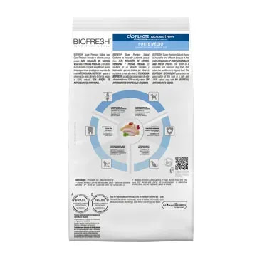 Racao-Biofresh-Caes-Filhotes-Racas-Medias-3Kg-foto-da-parte-de-tras-da-embalagem-da-racao