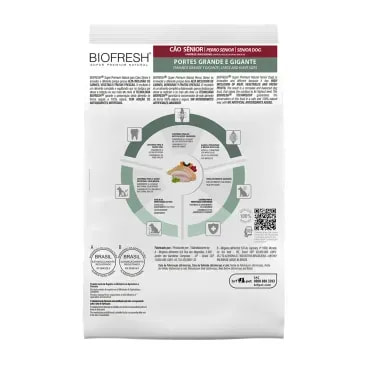Racao-Biofresh-Caes-Senior-Racas-Grandes-e-Gigantes-15Kg-foto-da-parte-de-tras-da-embalagem-da-racao