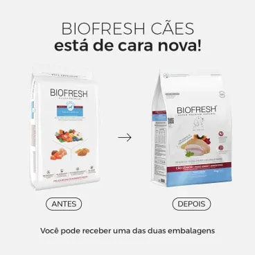 Racao-Biofresh-Caes-Senior-Racas-Medias-3Kg-foto-da-embalagem-antiga-e-da-nova