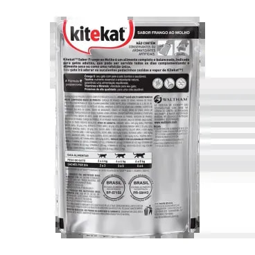 Racao-Umida-KiteKat-Sache-para-Gatos-Adultos-Frango-ao-Molho-70g-foto-da-parte-de-tras-da-embalagem