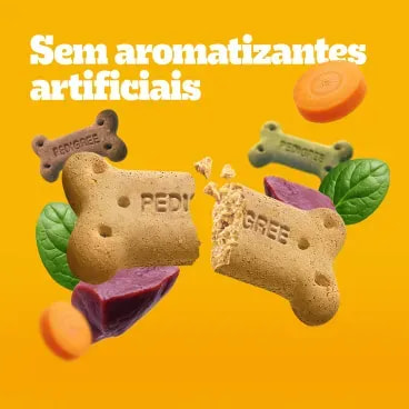 Biscoito-Pedigree-Biscrok-para-Caes-Adultos-Multi-500g-foto-do-biscoito-partido-ao-meio-