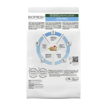 Racao-Biofresh-Caes-Adultos-Racas-Medias-Frango-101Kg-foto-da-parte-de-tras