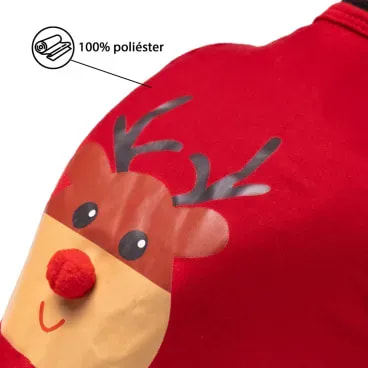 Regata-Natal-Rena-Vermelha-Fabrica-Pet-tamanho-M-foto-de-detalhe-com-texto-sobre-a-composicao-da-peca