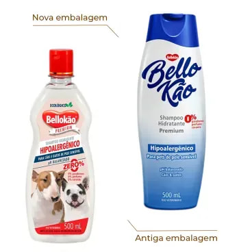 2-Shampoo Hipoalergenico Bellokao 500ml