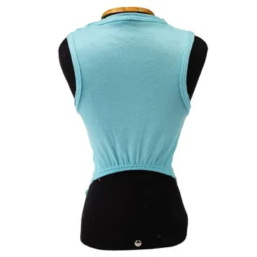 Regata-Pintinho-Azul-Fabrica-Pet-tamanho-PP-foto-da-parte-da-frente