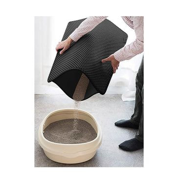 Tapete para Caixa de Areia compartimento retém areia