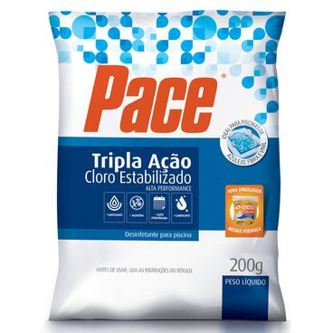 Pace Tripla Ação Cloro Estabilizado HTH 200g