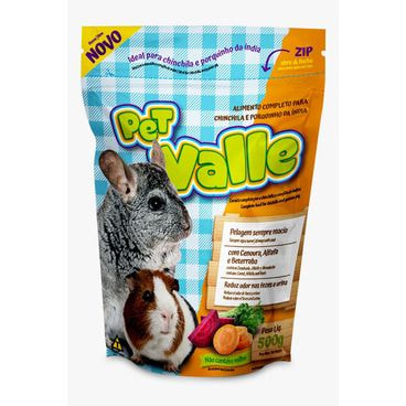 Racao-Chinchila-Pet-Valle-Zootekna-500g