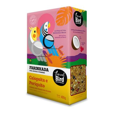 Farinhada Super Premium Tropical Bird Calopsita Zootekna 3946265