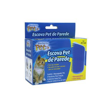 Escova Massageadora de Parede Com Catnip Western